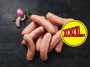 Metzgerfrisch Frische grobe Bratwurst XXL,  800 g