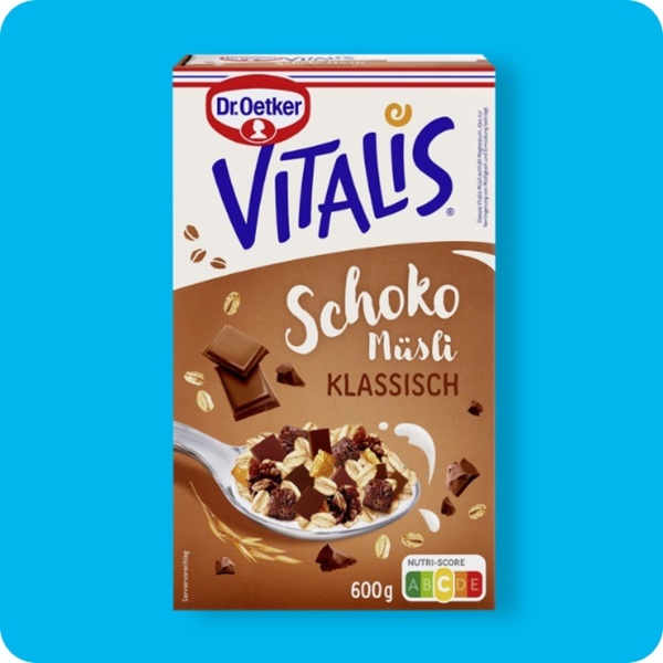 Bild 1 von DR. OETKER Vitalis-Müsli, versch. Sorten