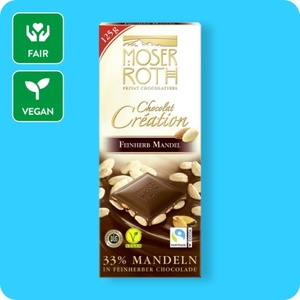 MOSER ROTH Chocolat Création, versch. Sorten