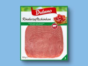 Dulano Rindersaftschinken,  100 g