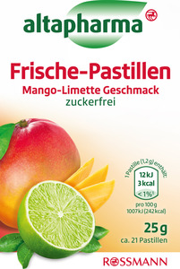 altapharma ALTAPHARMA FRISCHE-PASTILLEN MANGO-LIMETTE, 25 g