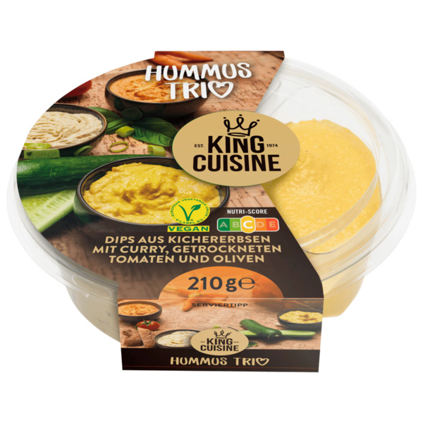 Bild 1 von King Cuisine Hummus Trio 210g