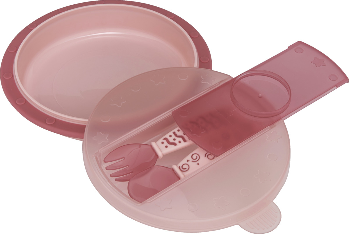 Bild 3 von Babydream Kinderteller mit Deckel und Besteck