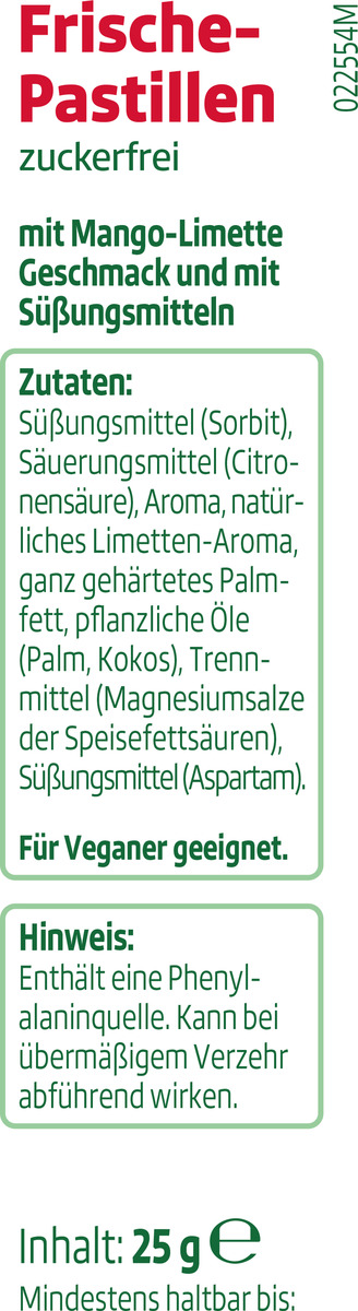 Bild 3 von altapharma ALTAPHARMA FRISCHE-PASTILLEN MANGO-LIMETTE, 25 g