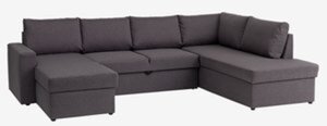 Eck-Schlafsofa MARSLEV dunkelgrau