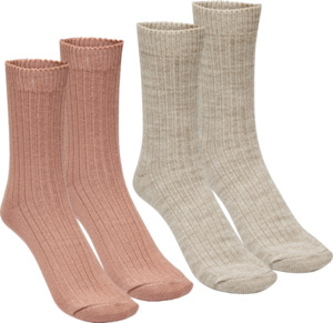 IDEENWELT 2er Set Wellness-Ripp-Socken Gr. 39-42