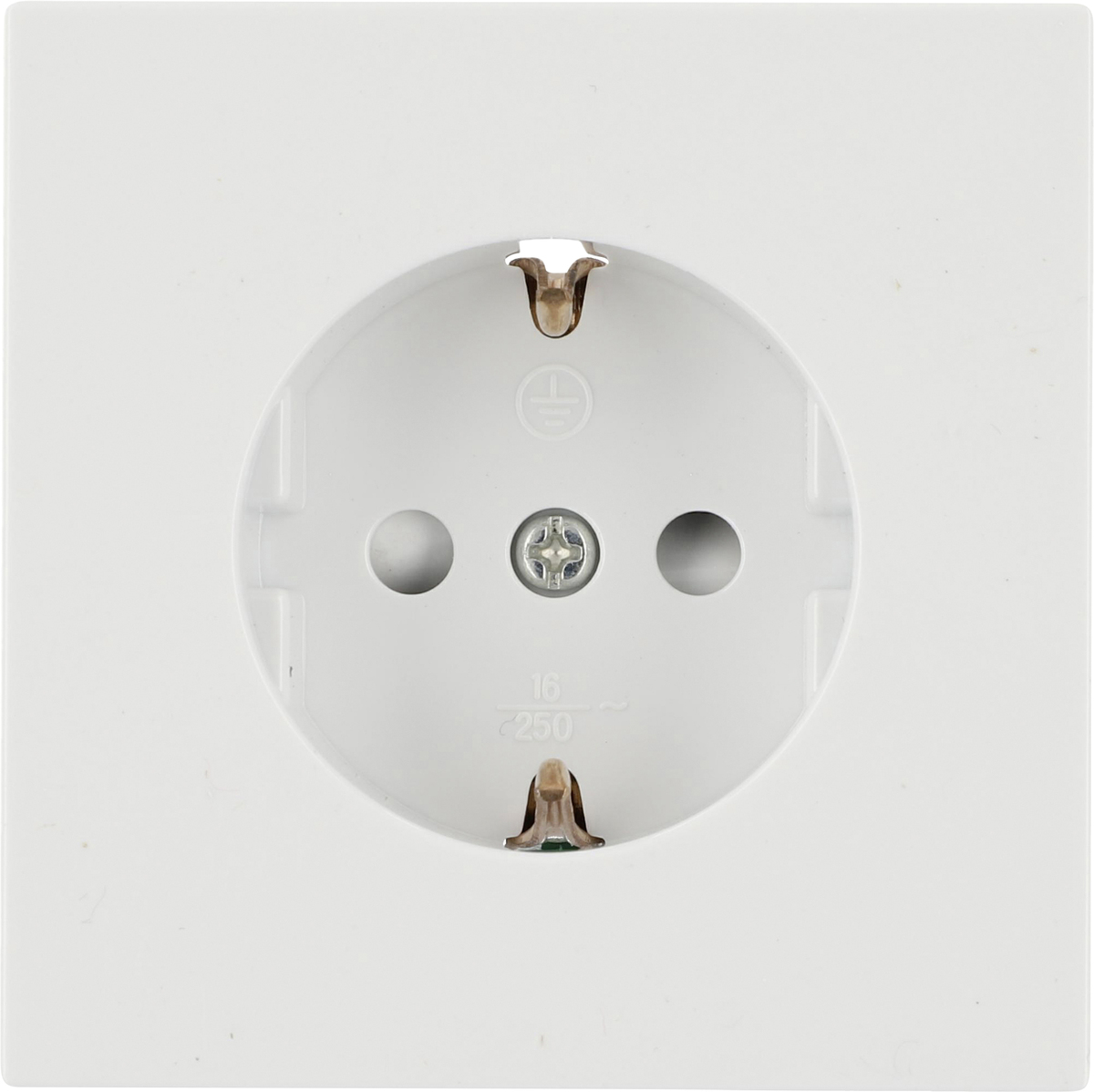 Bild 1 von Unitec Steckdose mit Berührschutz ultraweiß, Serie Sao Paulo