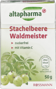 altapharma ALTAPHARMA STACHELBEEREWALDMEISTER BONBONS, 50 g