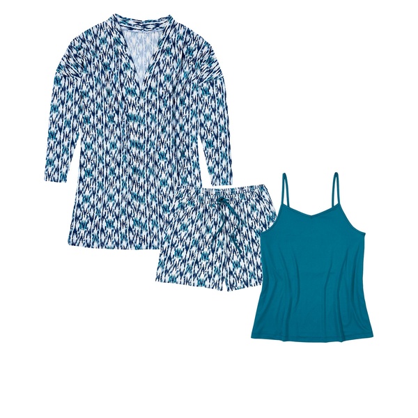 Bild 2 von UP2FASHION Damen Nachtwäsche-Set, 3-tlg.