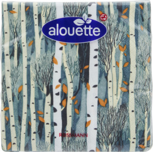 alouette Cocktail-Serviette Birkenwald