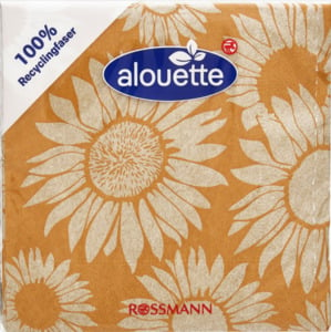 alouette Recycling Cocktail-Serviette Sonnenblumen