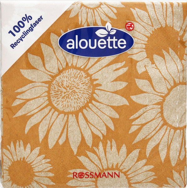 Bild 1 von alouette Recycling Cocktail-Serviette Sonnenblumen