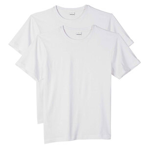 KODi basic T-Shirt Rundhals Herren 2er XXL weiß