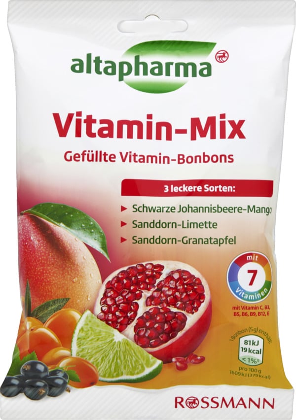 Bild 1 von altapharma Vitamin-Mix Bonbons, 100 g