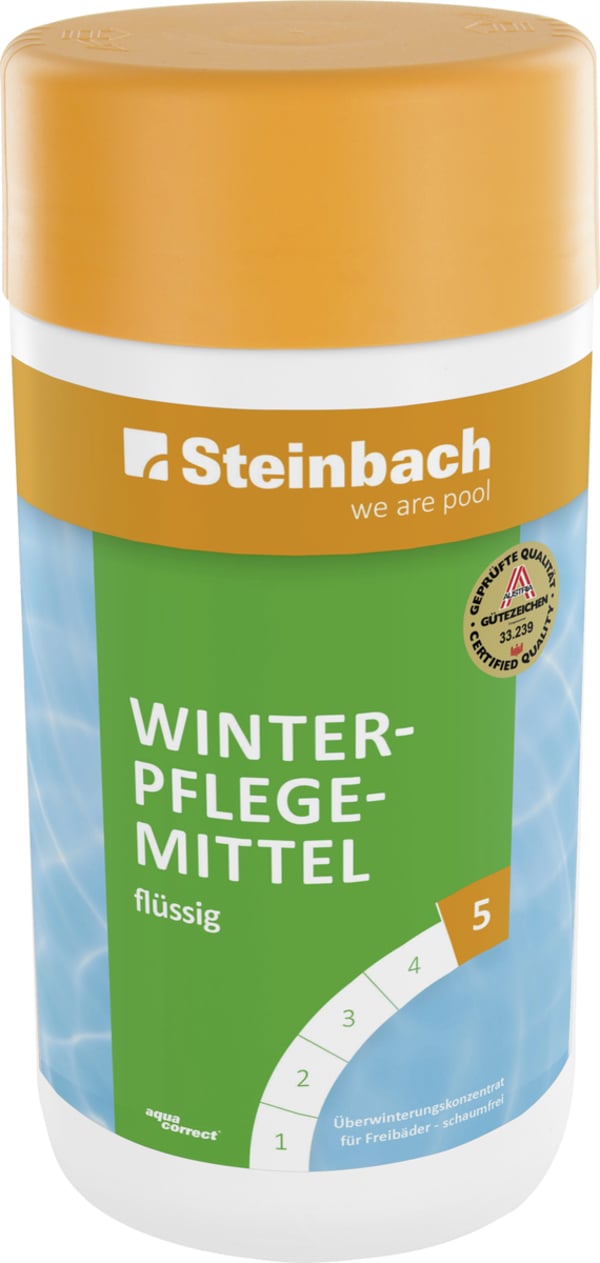 Bild 1 von Steinbach Poolpflege Winterpflegemittel 1 L, Algenverhütung, flüssig, 12%