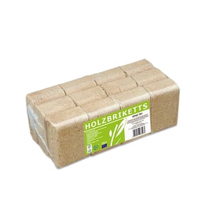 Holzbriketts 10 kg
, 
Nadelholzspäne / eckig