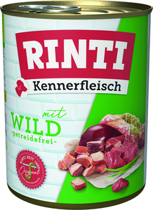 Rinti Kennerfleisch Adult Wild 800 g bei Kartonabnahme