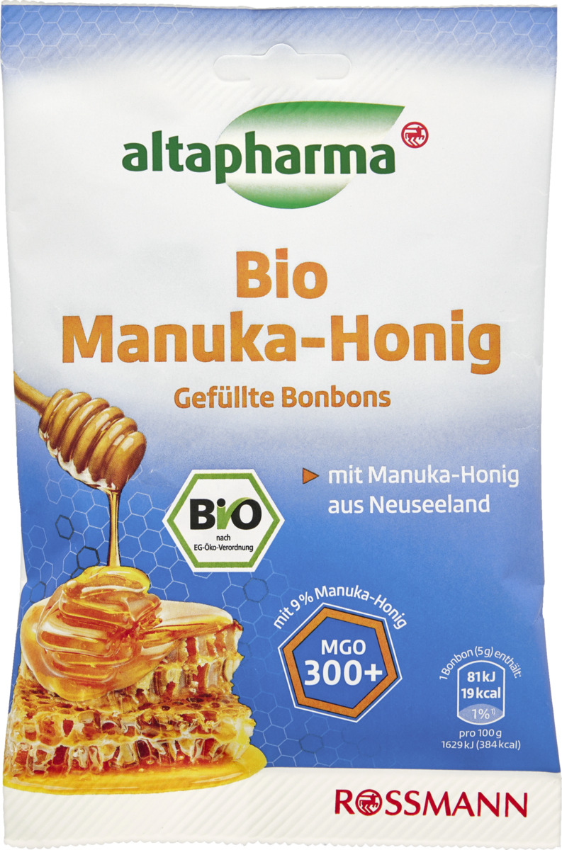 Bild 1 von altapharma Bio-Manuka-Honig Bonbons, 75 g