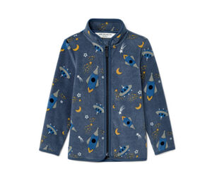 Kinder-Fleecejacke, Outerspace