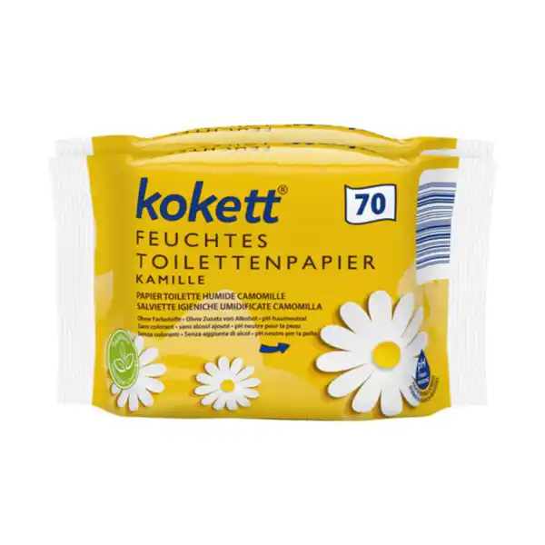 Bild 1 von Feuchtes Toilettenpapier Kamille, 12er Set