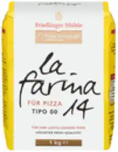 FRIESSINGER MÜHLE Pizzamehl La Farina 14, 1-kg-Packg.