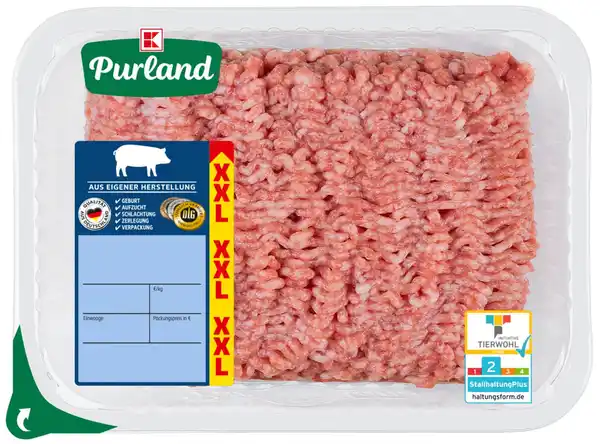 Bild 1 von K-PURLAND Hackepeter/ Schweinemett XXL, 750-g-Großpackg.