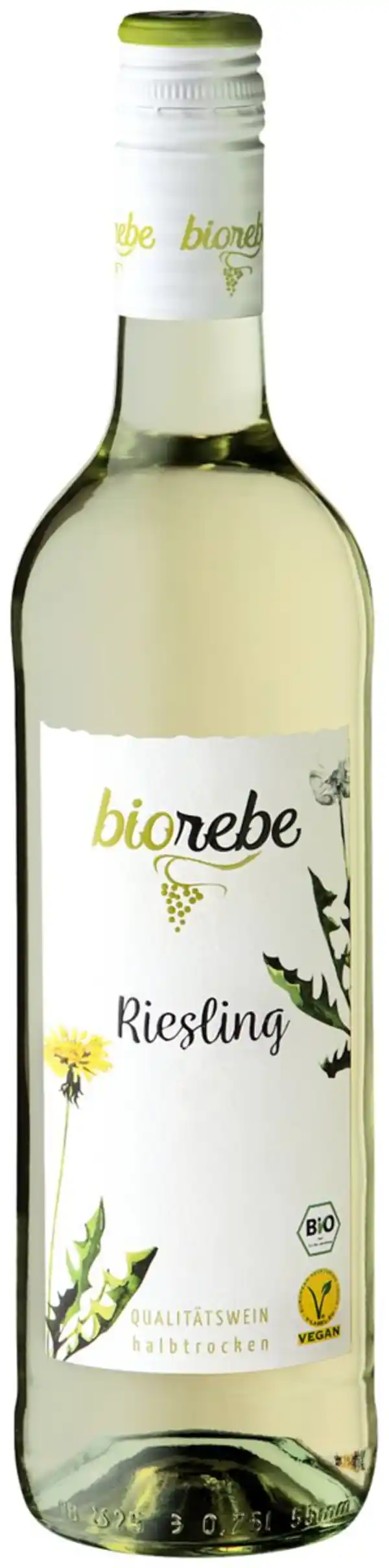 Bild 1 von BIOREBE Bio-Dornfelder o. -Riesling, 0,75-l-Fl.