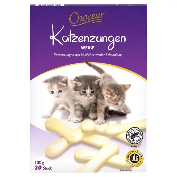Bild 3 von CHOCEUR Katzenzungen 100 g