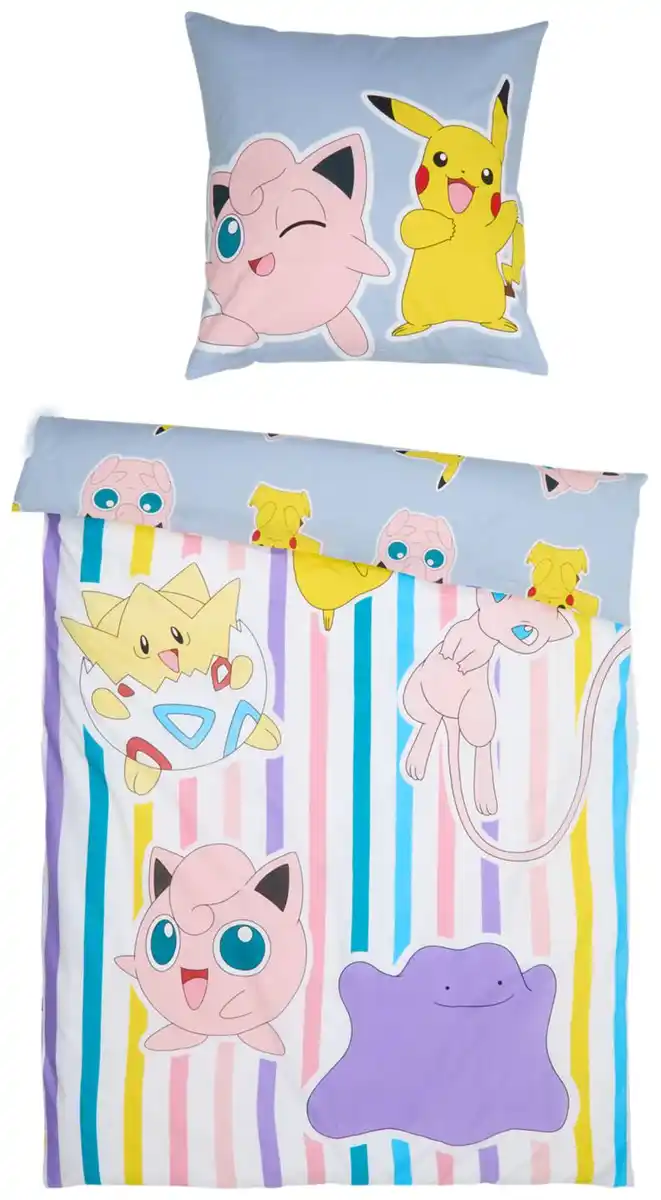Bild 2 von Bettwäsche-Set »Pokémon«, 2-teilig