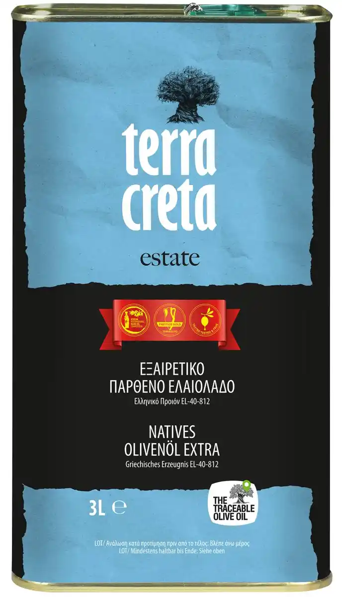 Bild 1 von TERRA CRETA Griechisches Olivenöl, 3-l-Dose
