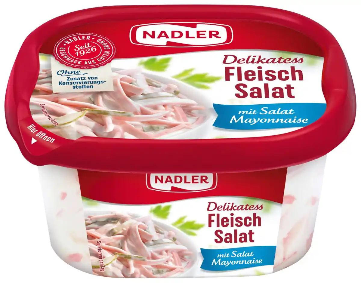 Bild 1 von NADLER Delikatess-Fleischsalat, 400-g-Packg.