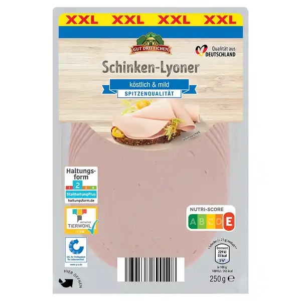 Bild 1 von GUT DREI EICHEN Lyoner-Aufschnitt 250 g