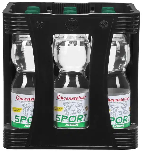 Bild 1 von LÖWENSTEINER SPORT Mineralwasser, Ka. 9 x 1-l-PET-Fl.