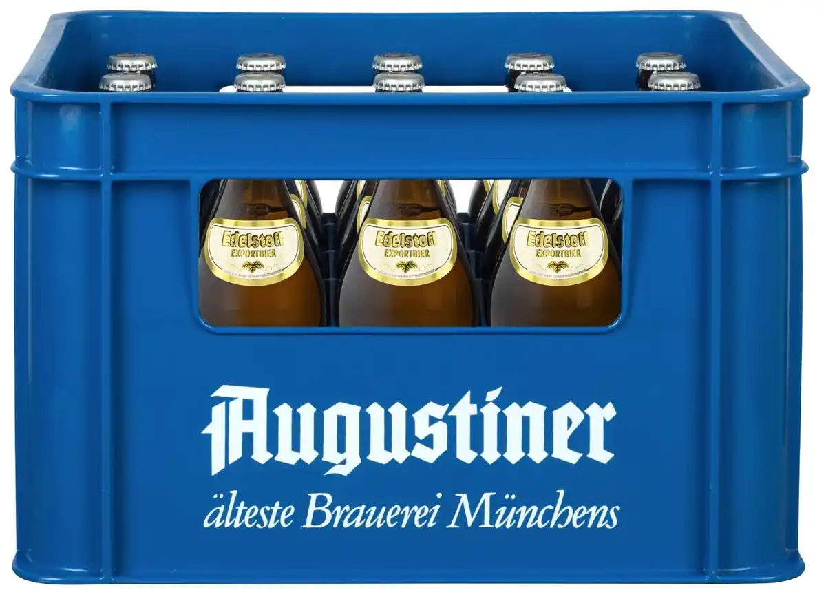 Bild 1 von AUGUSTINERBRÄU Edelstoff, Ka. 20 x 0,5-l-Fl.