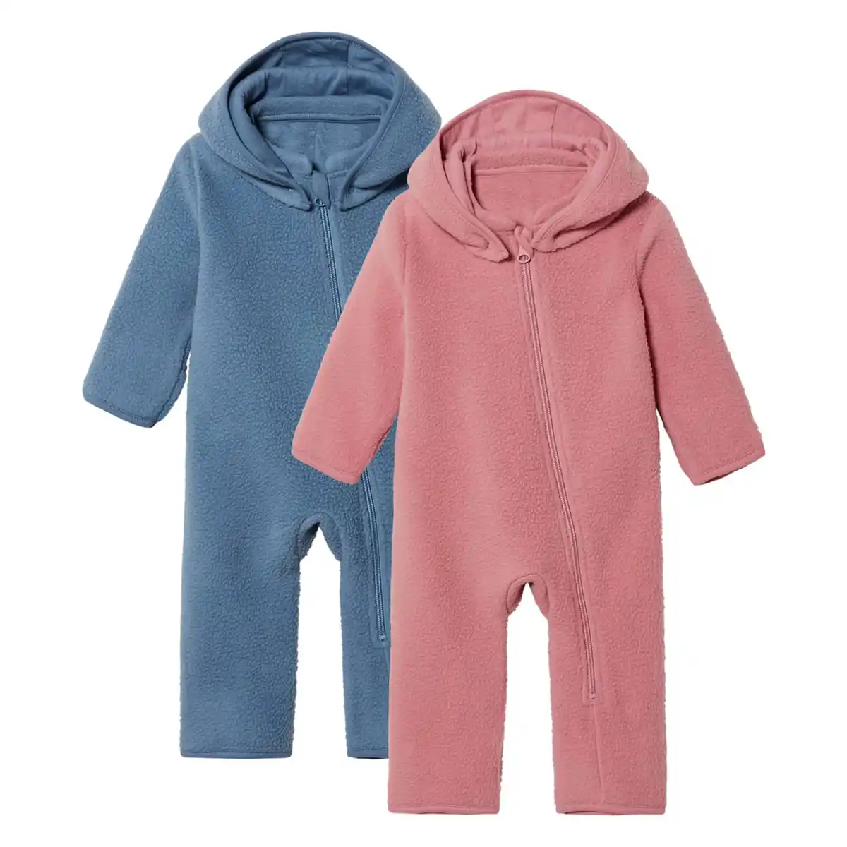 Bild 1 von KUNIBOO® Baby-Teddyfleece-Overall