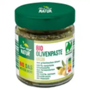 NUR NUR NATUR Griechische Bio-Olivenpaste 180 g