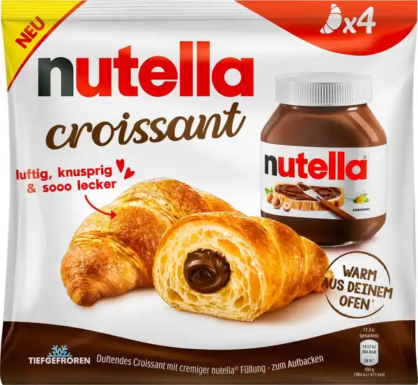 Bild 1 von NUTELLA Croissant, 4 St. = 340-g-Packg.