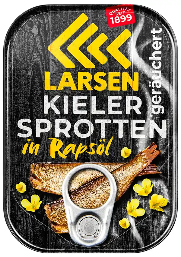 Bild 1 von LARSEN oder ANDRE'S FISH & FRIENDS Kieler Sprotten, 100 - 110-g-Dose