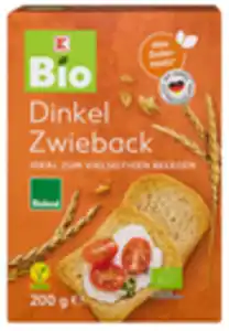 K-BIO Bioland Dinkel-Zwieback, 200-g-Packg.