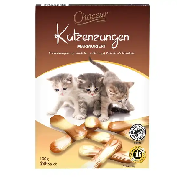 Bild 1 von CHOCEUR Katzenzungen 100 g