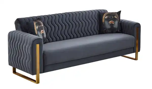 Bild 1 von Sofa 3-Sitzer LUANDA grau-blau