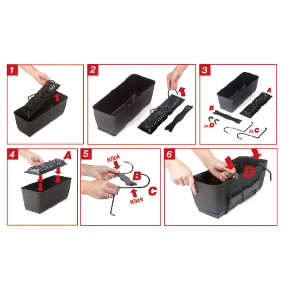 Bild 3 von Pflanzkasten-Komplettset - Dunkelbraun