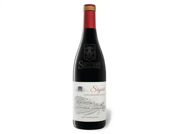 Bild 1 von Les Aumôniers Séguret Côtes du Rhône Villages AOP trocken, Rotwein 2017