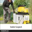 Bild 3 von Powerplus Elektro-Häcksler POWXG6462 - Gartenhäcksler 2800 W, Max. Ø45 mm, Schieber, Garten Häcksler