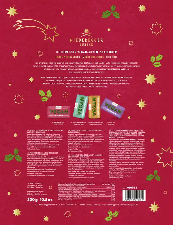 Bild 2 von Niederegger Adventskalender Vegan, 300 g