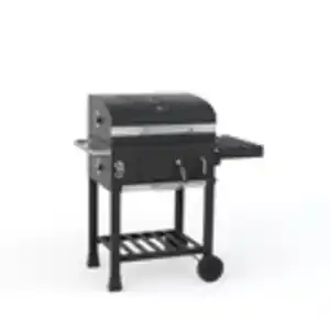 El Fuego Holzkohlegrill 'Calgary' schwarz 102 x 104 x 67 cm