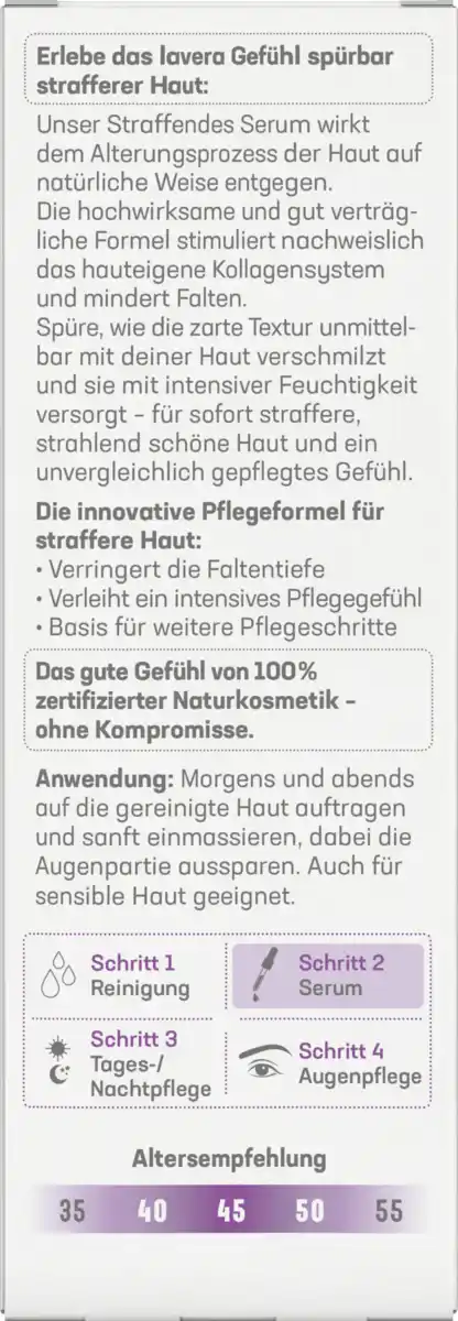Bild 2 von lavera Straffendes Serum
