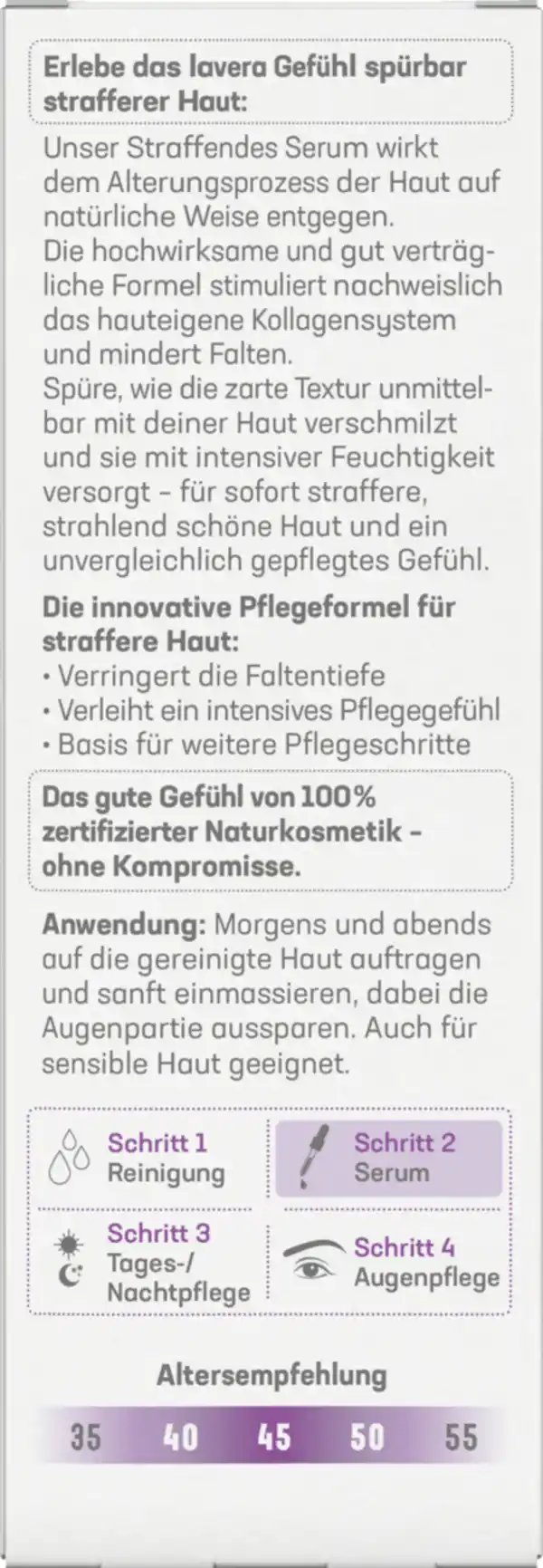 Bild 2 von lavera Straffendes Serum