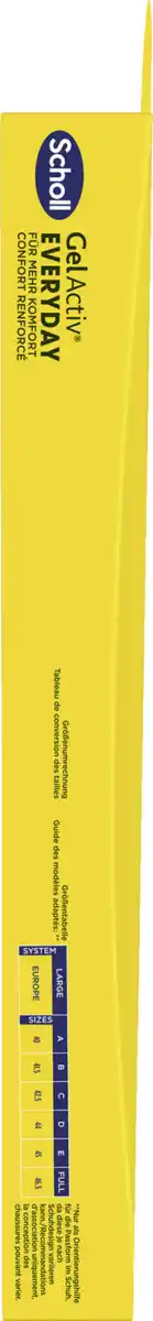 Bild 2 von Scholl GelActiv Einlegesohlen EVERYDAY Gr. L (40-46,5)