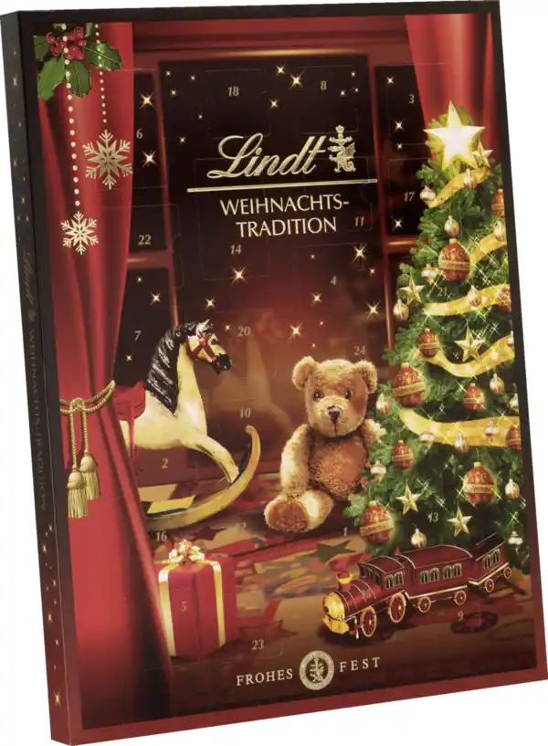 Bild 1 von Lindt Weihnachts-Tradition Adventskalender 2024, 253 g